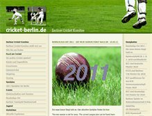 Tablet Screenshot of cricket-germany.com